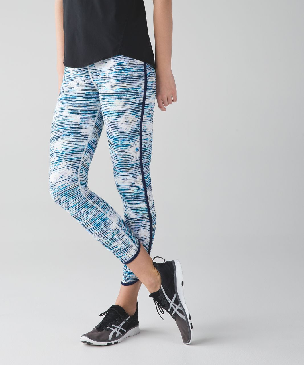 Lululemon Real Quick Tight - Blurry Belle Multi / Hero Blue