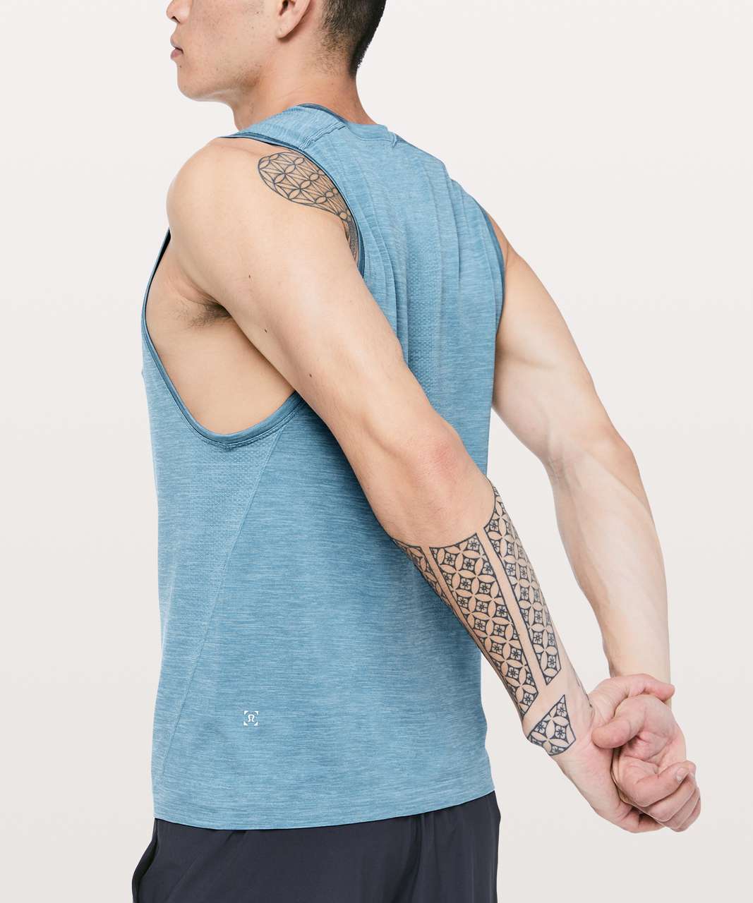 Lululemon Metal Vent Tech Muscle Tank - Blue Cast / Utility Blue