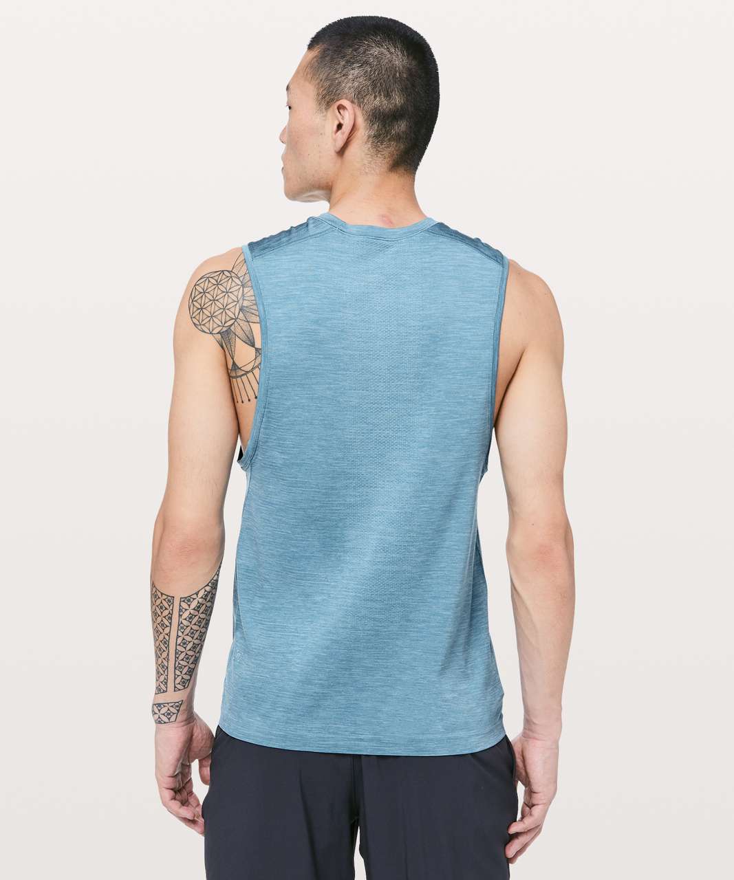 Lululemon Metal Vent Tech Muscle Tank - Blue Cast / Utility Blue