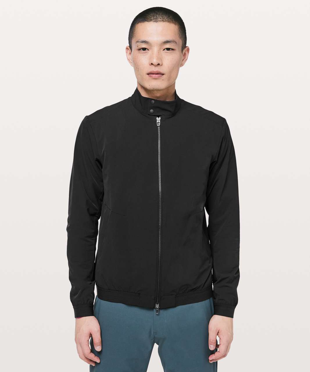 lululemon black track jacket