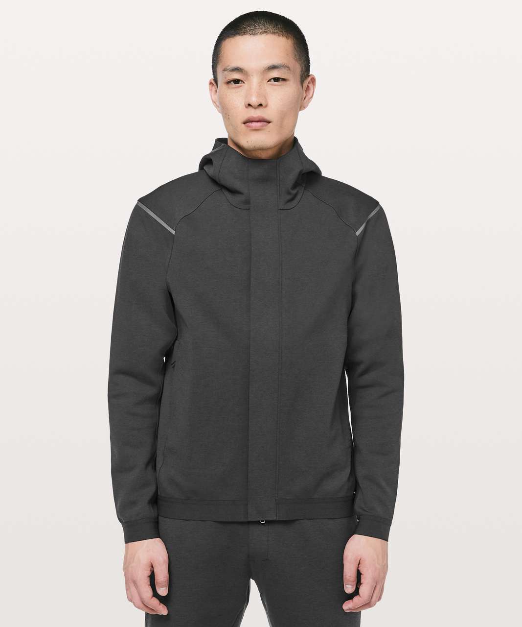 Lululemon Diffract Full Zip Hoodie *lululemon lab - Deep Coal - lulu ...