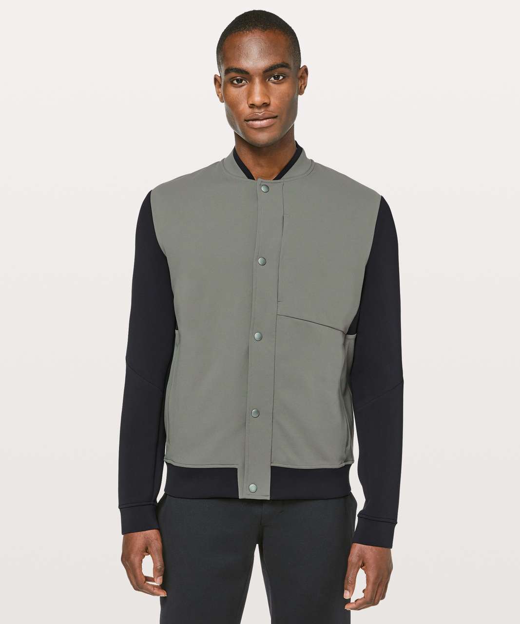 Lululemon Sojourn Bomber - Grey Sage / Black