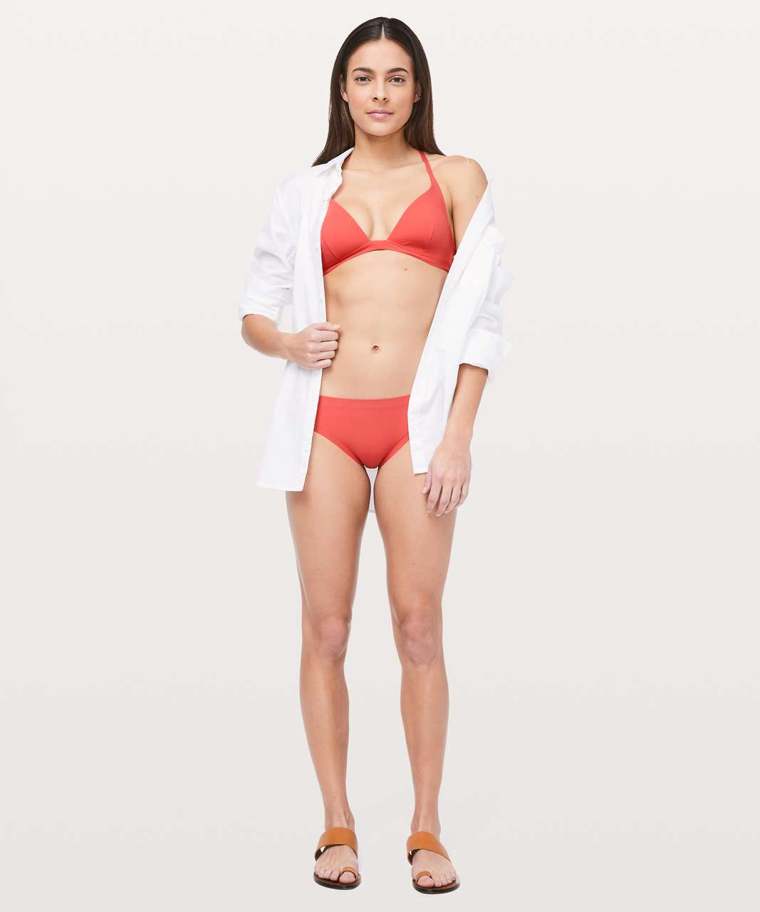 Lululemon Deep Sea Swim Top - Poppy Coral