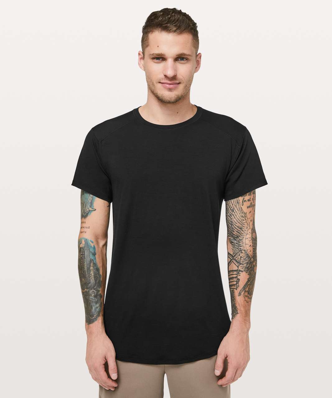 Lululemon Diffract Short Sleeve *lululemon Lab - Black - lulu fanatics