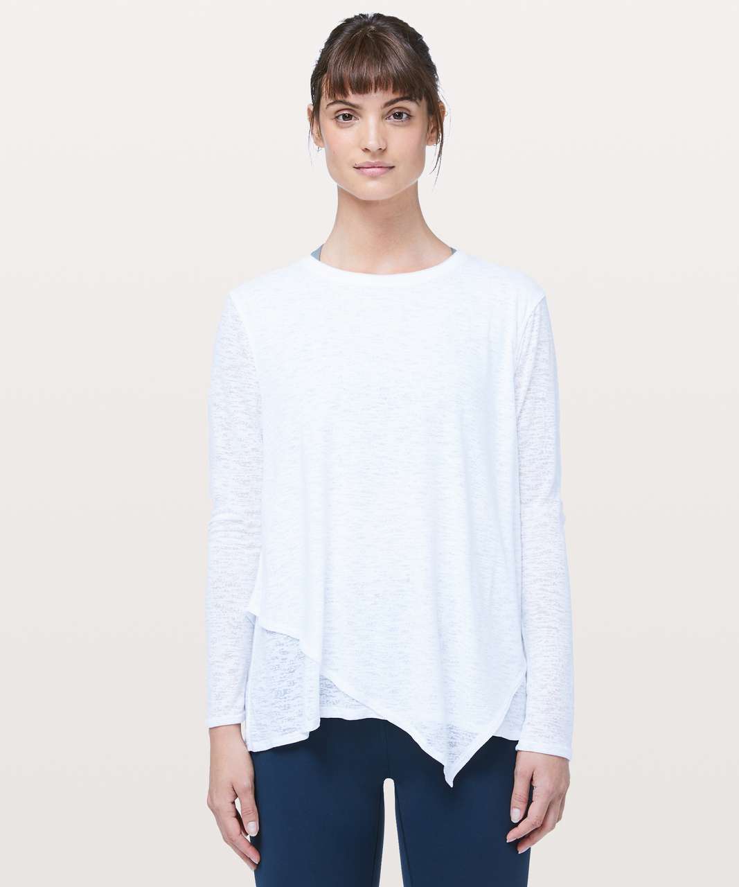 Lululemon Sweetest Day Long Sleeve *Burnout - White