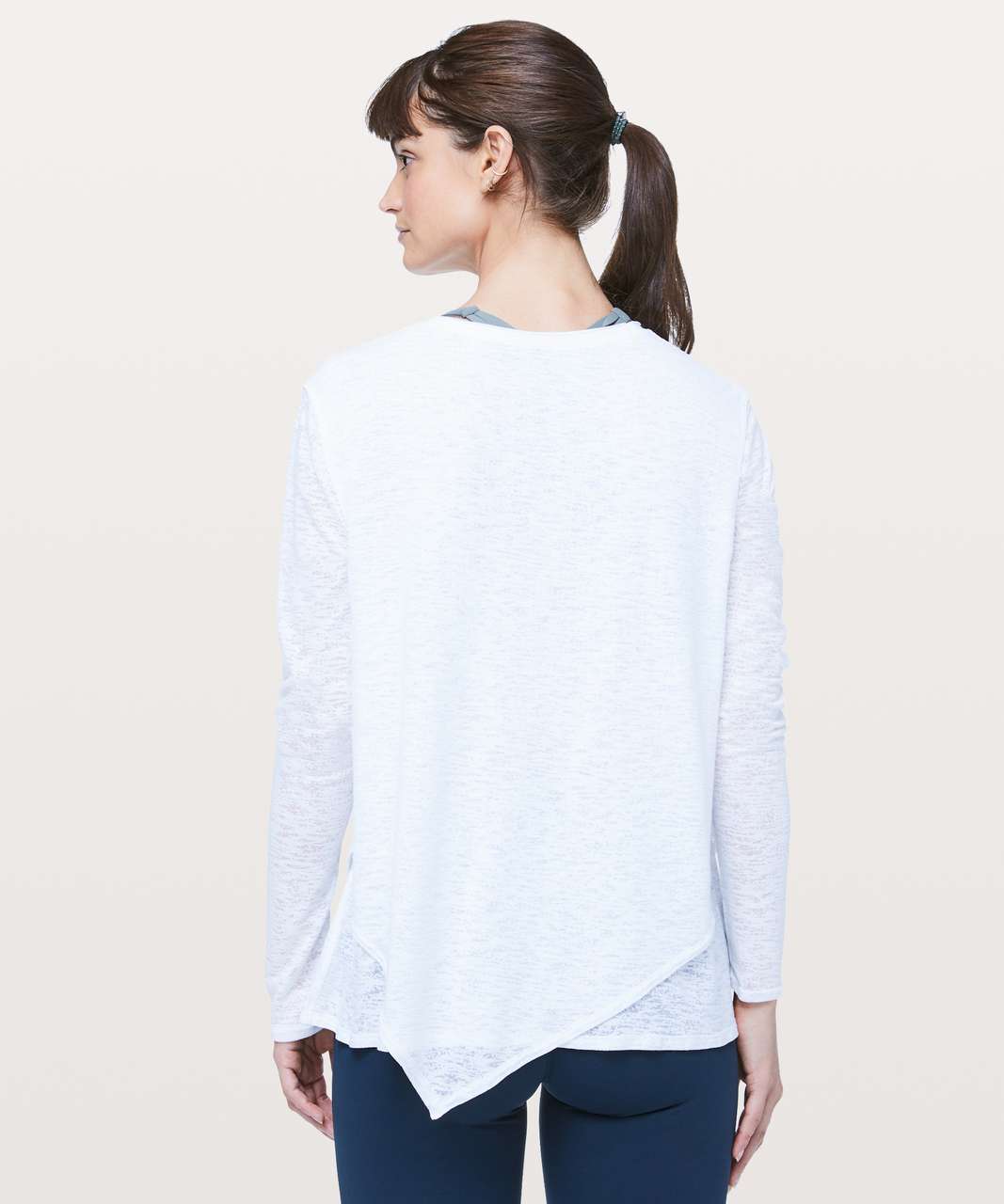 Lululemon Sweetest Day Long Sleeve *Burnout - White