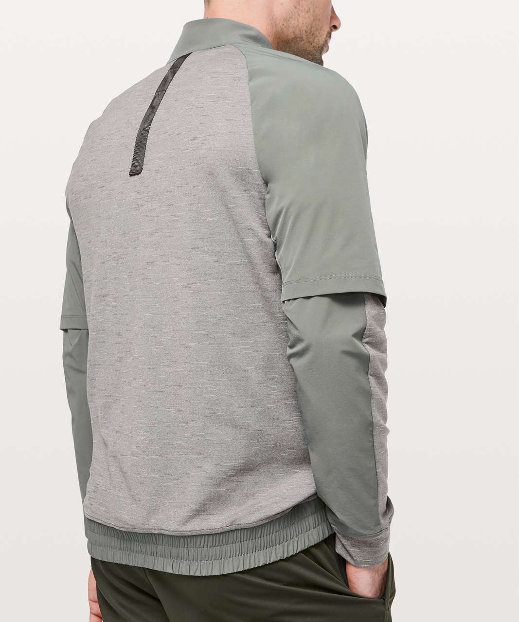 Lululemon Train On Site 1/2 Zip - Grey Sage