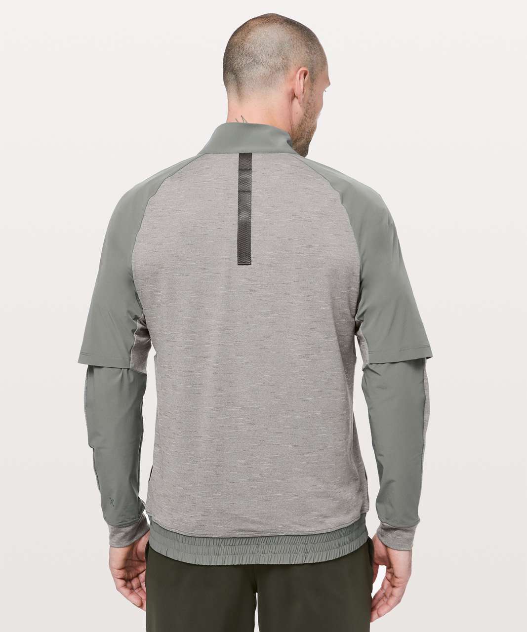 Lululemon Train On Site 1/2 Zip - Grey Sage