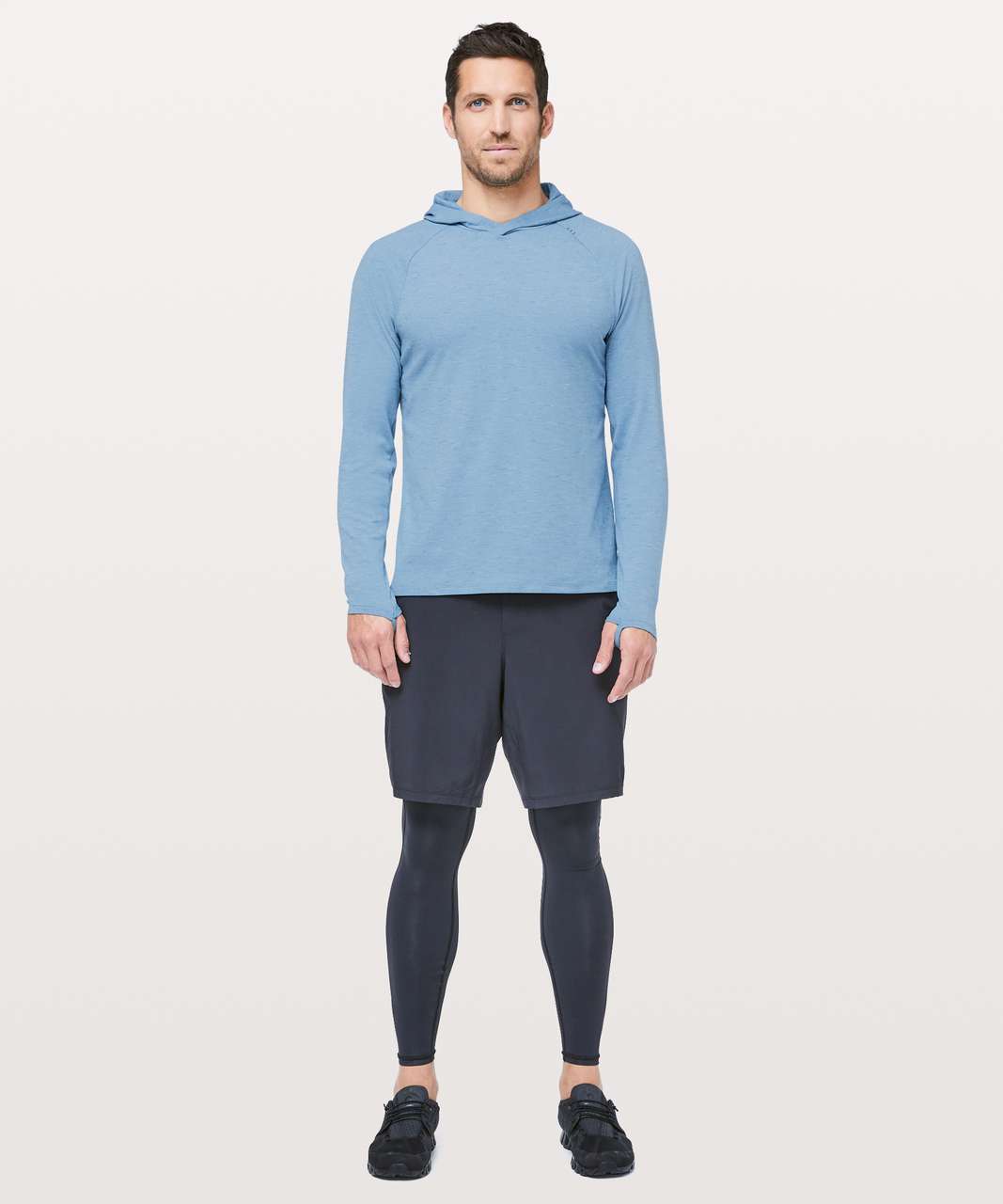 Lululemon Out Of Bounds Hoodie - Heathered Utility Blue