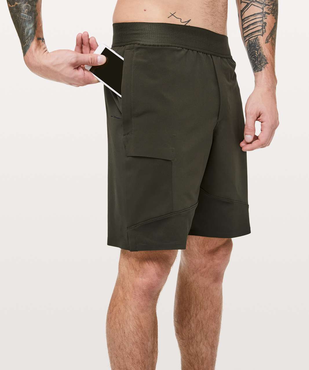 Lululemon Cross Challenger Short *9" - Dark Olive