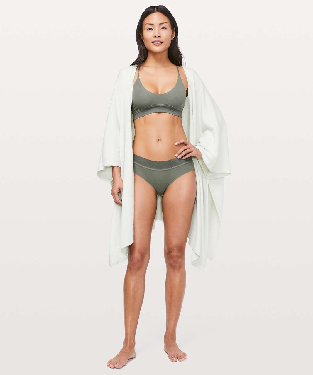 Lululemon Ever Essentials Bralette - Grey Sage