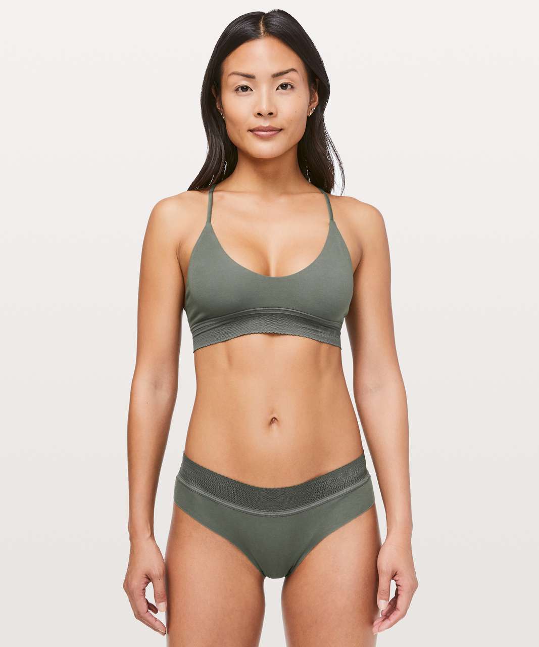 Lululemon Ever Essentials Bralette - Grey Sage