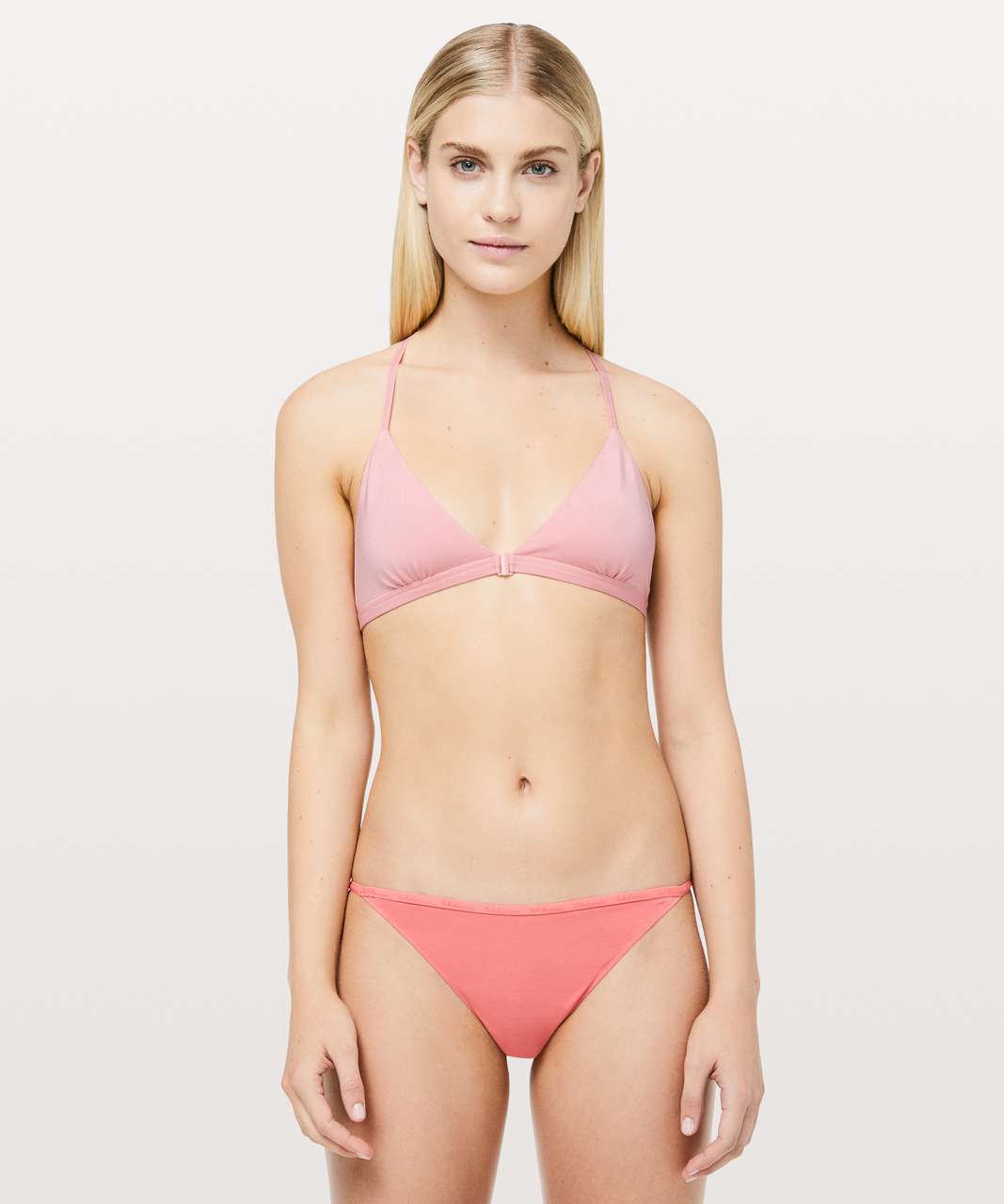 Lululemon Simply There Triangle Bralette - Faint Coral - lulu fanatics