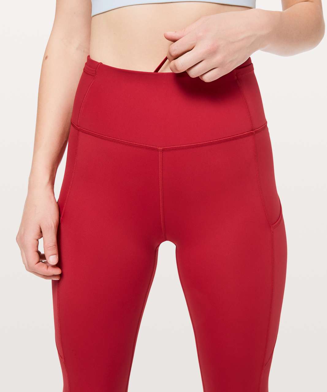 Lululemon Fast and Free High Rise Tights Dark Red Leggings 14 Nwt - $108  New With Tags - From Marie