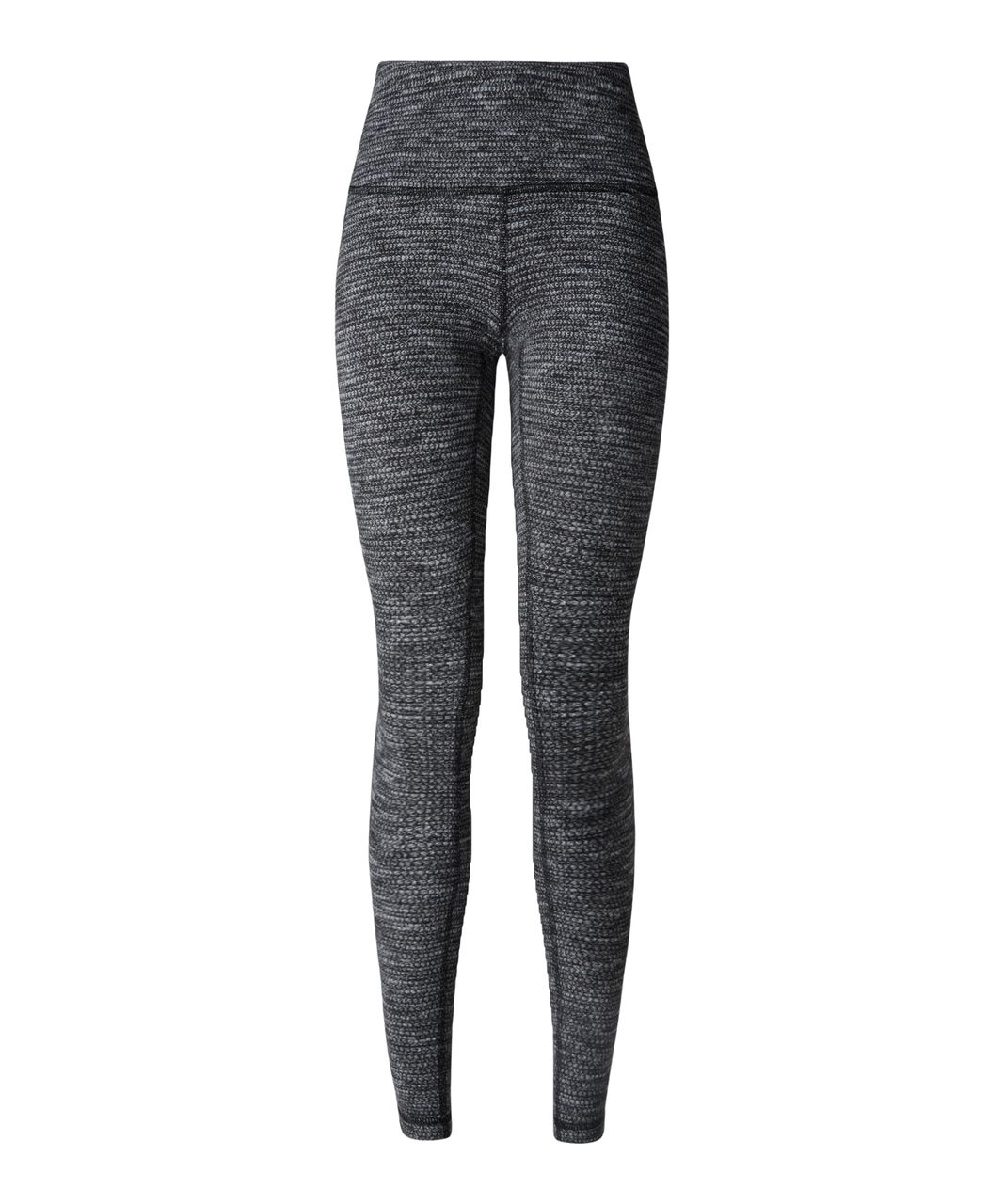 Lululemon Wunder Under Pant III - Coco Pique Black White