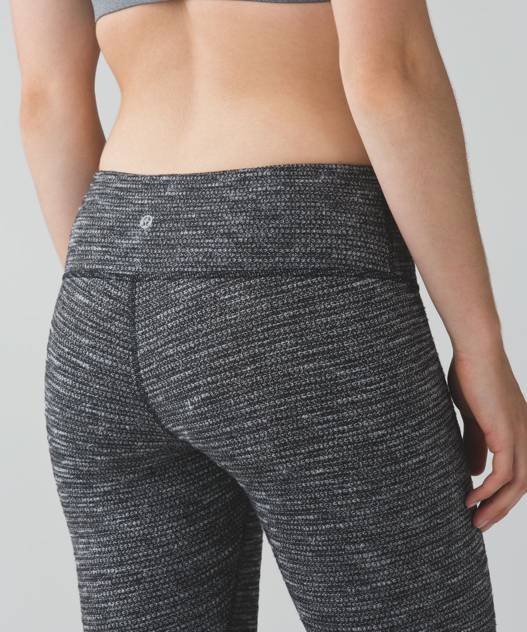 Lululemon Wunder Under Pant III - Coco Pique Black White