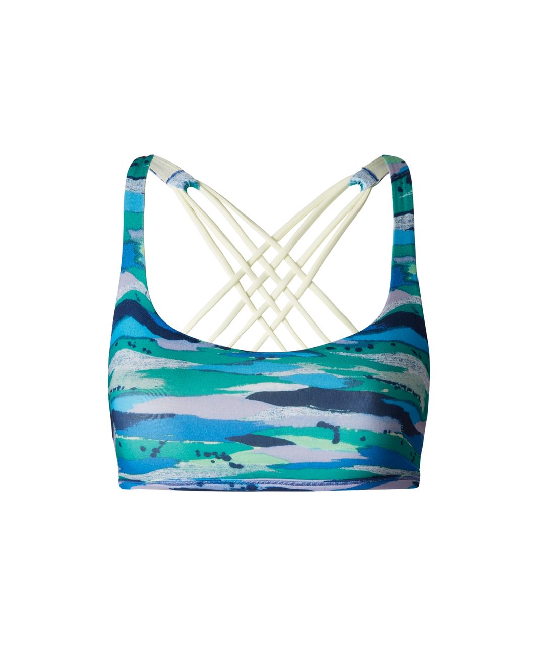 Lululemon Free To Be Bra (Wild) - Seven Wonders Multi / Zest