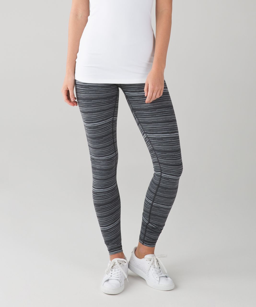 Lululemon High Times Pant Textured Stripe Black Deep Coal leggings!