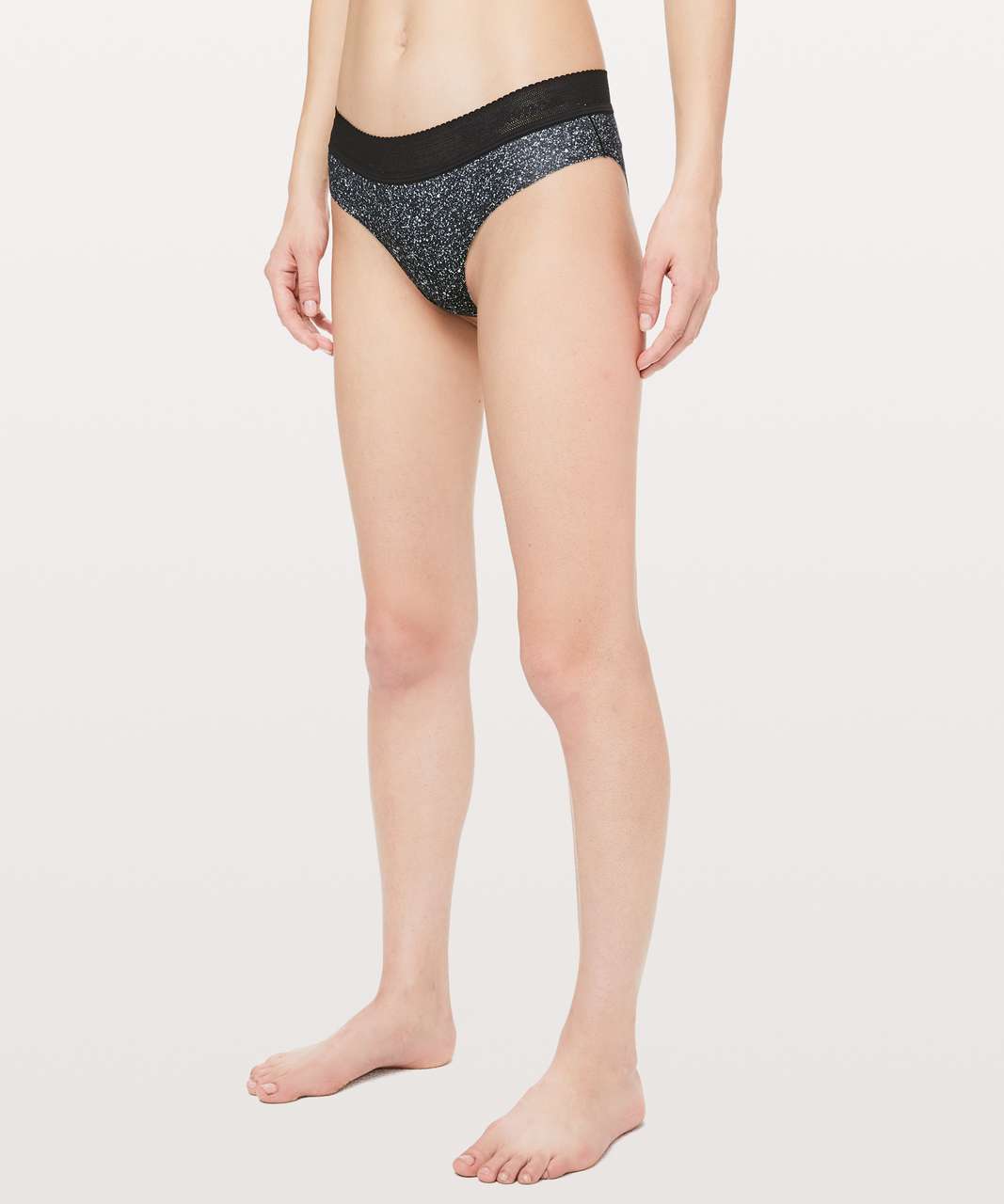 Lululemon Ever Essentials Bikini - Diffuse Starlight Black  / Black