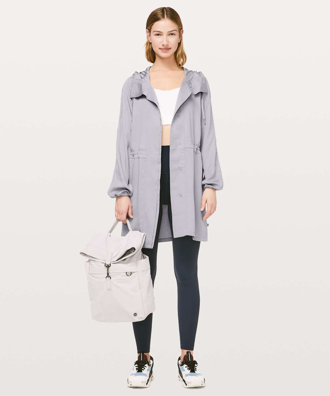 Lululemon City Stroll Jacket - Grey Sage - lulu fanatics