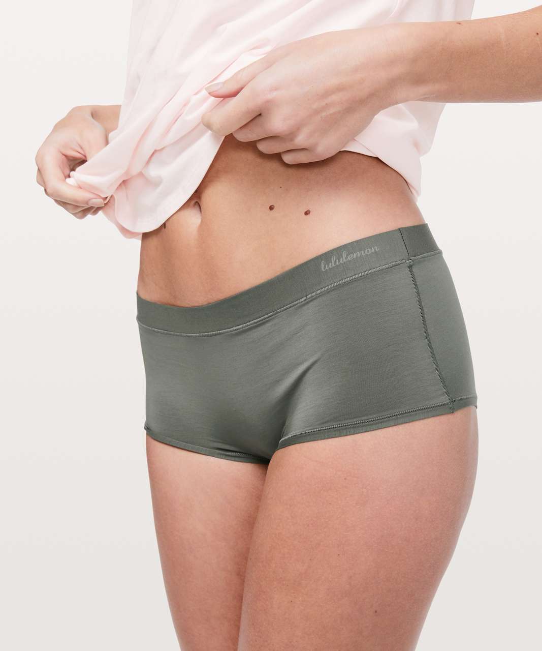 Lululemon Simply There Boyshort - Grey Sage (First Release)