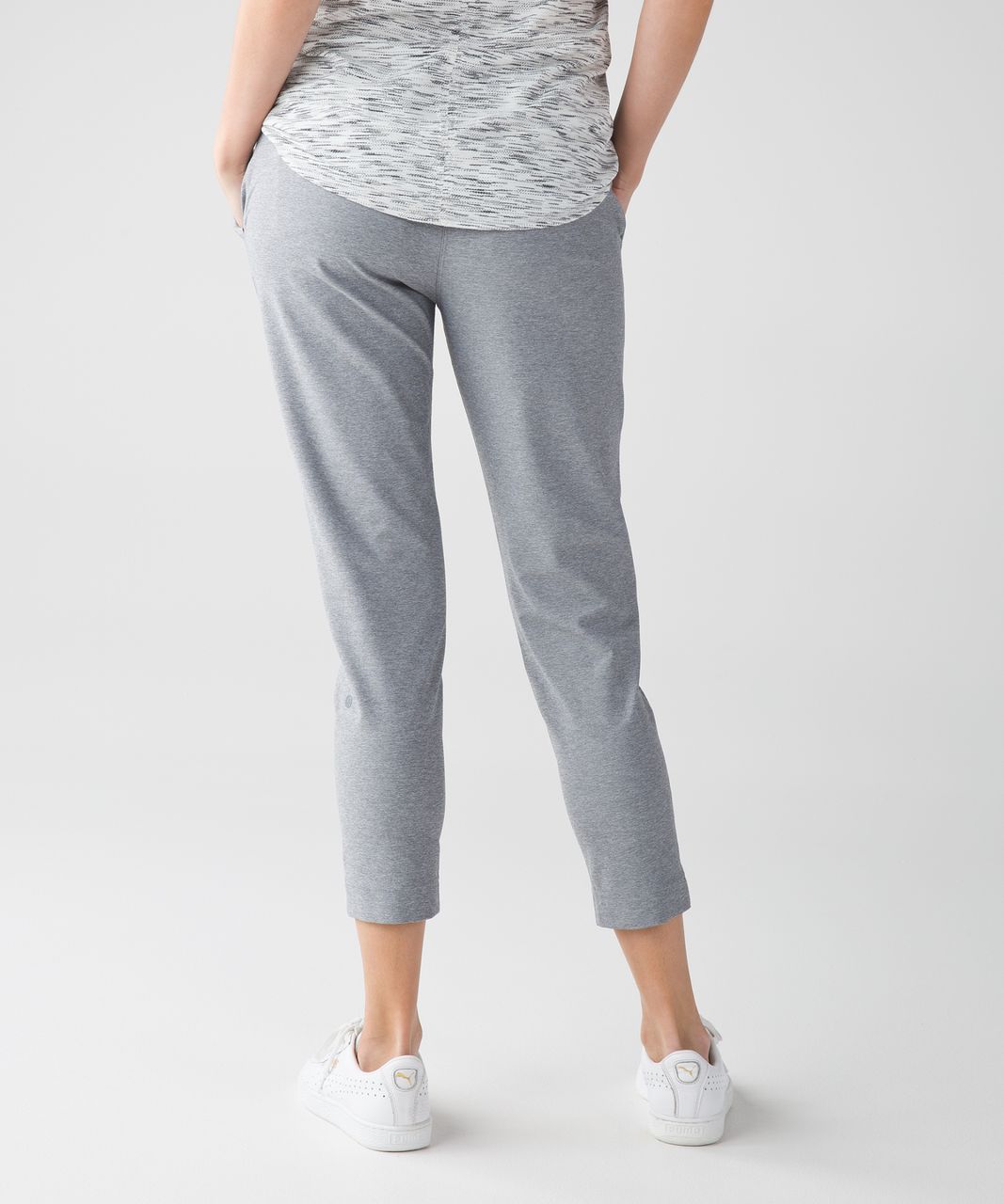 Lululemon Jet Crop (Slim) - Heathered Slate (First Release) - lulu fanatics