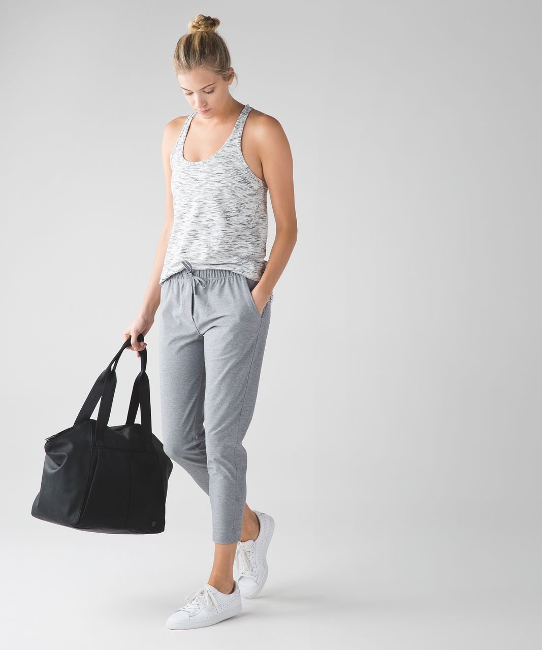 Lululemon Jet Crop (Slim) - Heathered Battleship - lulu fanatics