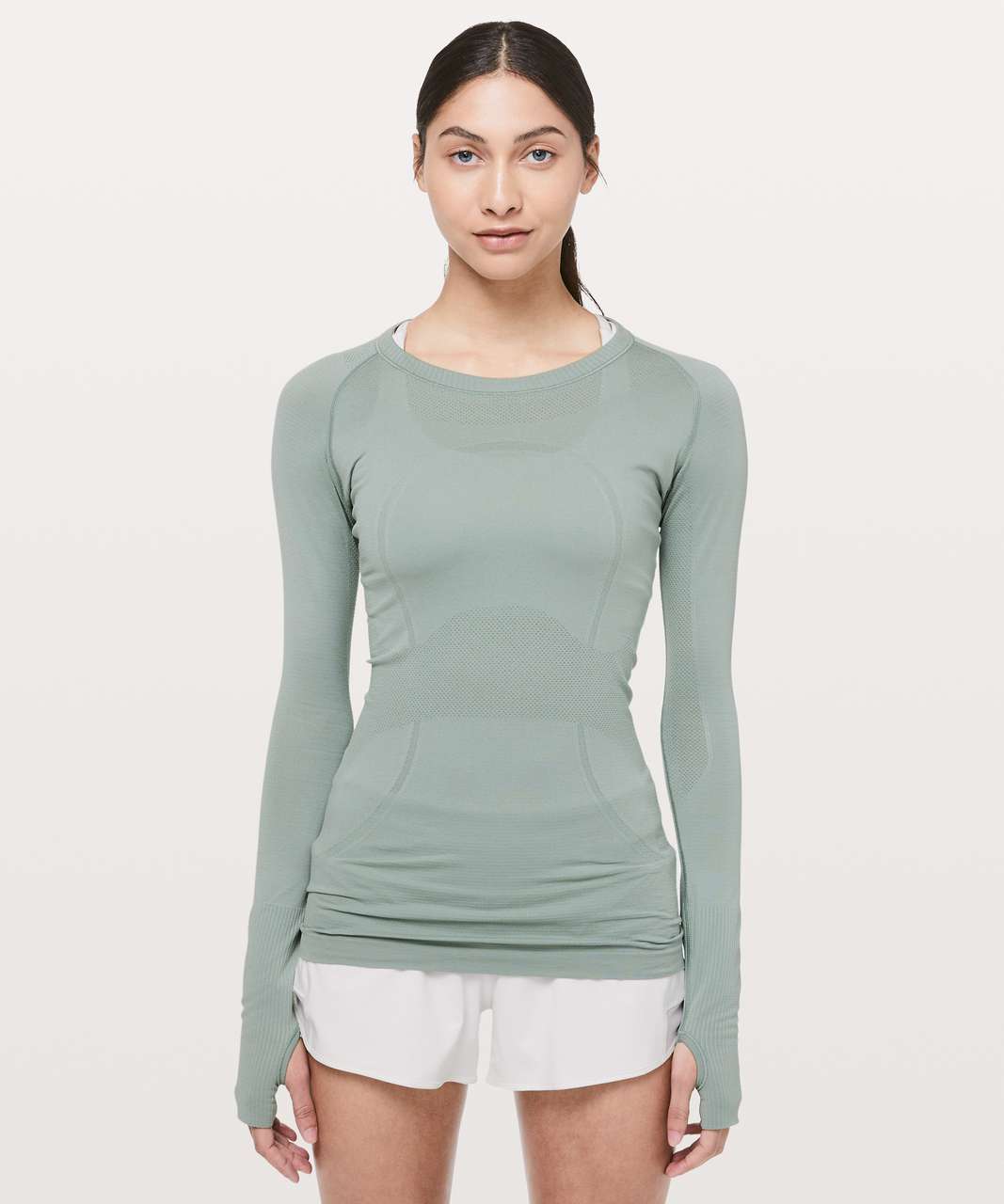 Lululemon Swiftly Tech Long Sleeve Crew - Palm Court / Palm Court