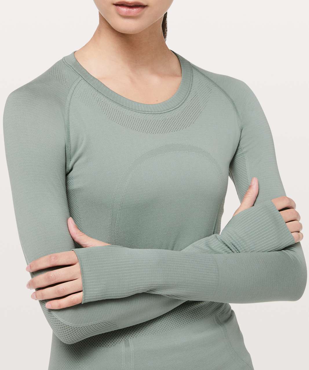 Lululemon Swiftly Tech Long Sleeve Crew - Palm Court / Palm Court