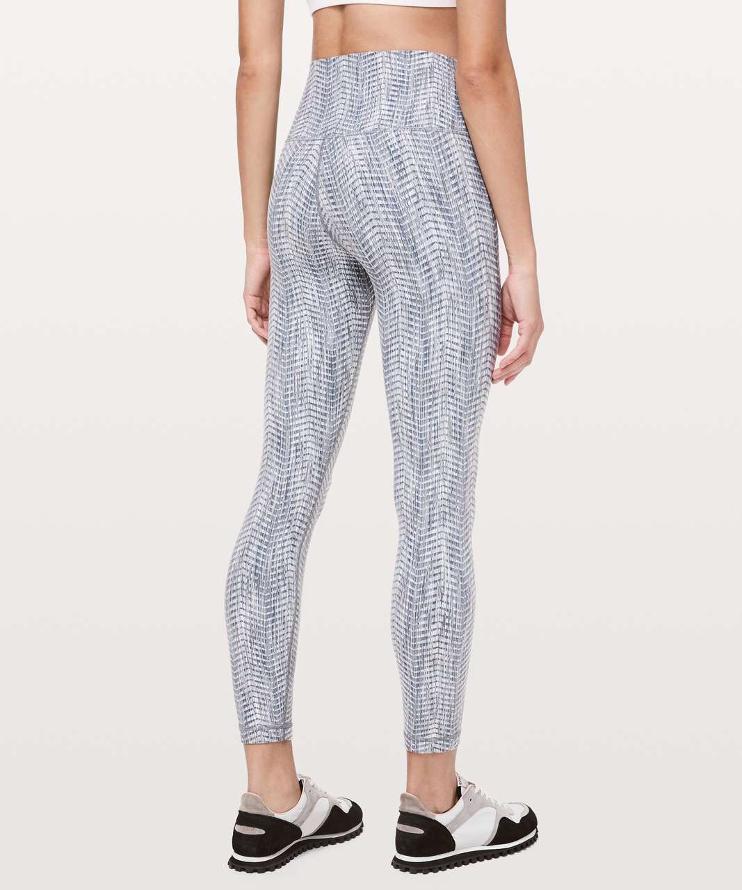 ❤️ NWT Lululemon Inspire Tight II Sz 10 Luxtrem Arrow Jacquard Battleship  Silver