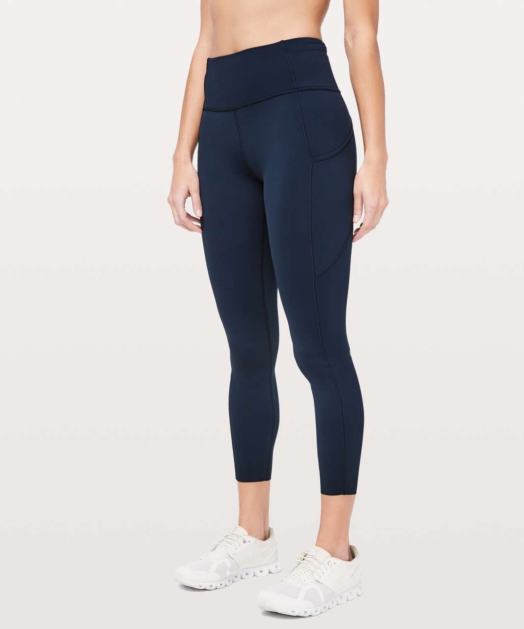 Lululemon, Fast and Free Tight II 25 Non-Reflective Larkspur Blue 4 W5BXQS