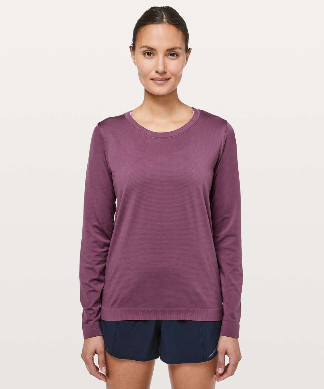 Lululemon Run: Swiftly Tech Long Sleeve Crew - Tonka Stripe