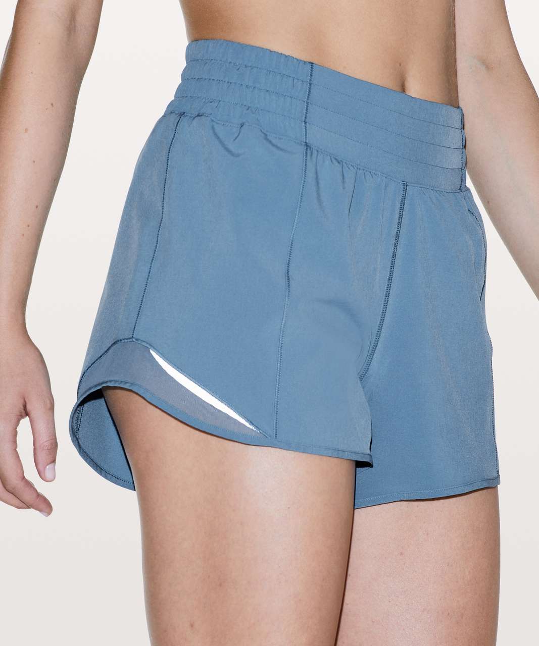 Lululemon Hotty Hot Short *High-Rise Long 4" - Utility Blue