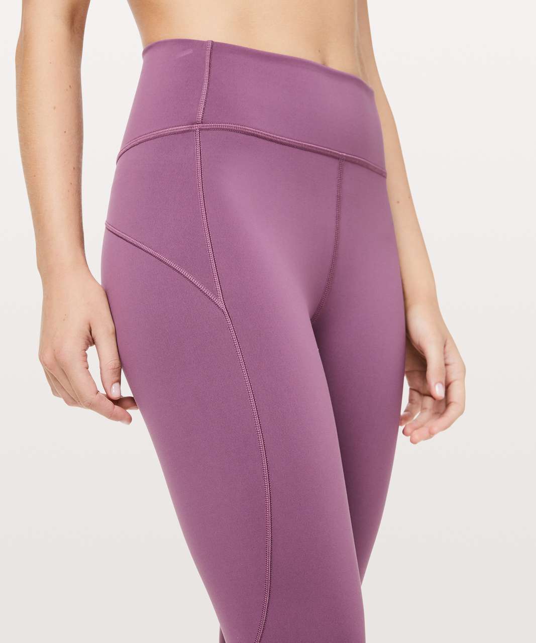 Lululemon In Movement Crop *Everlux 19" - Vintage Plum