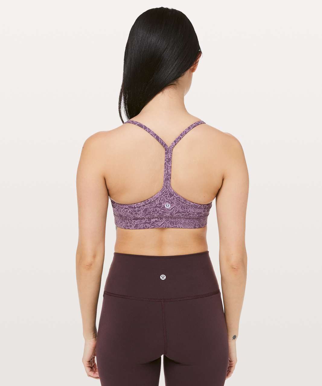 Lululemon Flow Y Bra *Nulu - Arabesque Antoinette Smoky Quartz