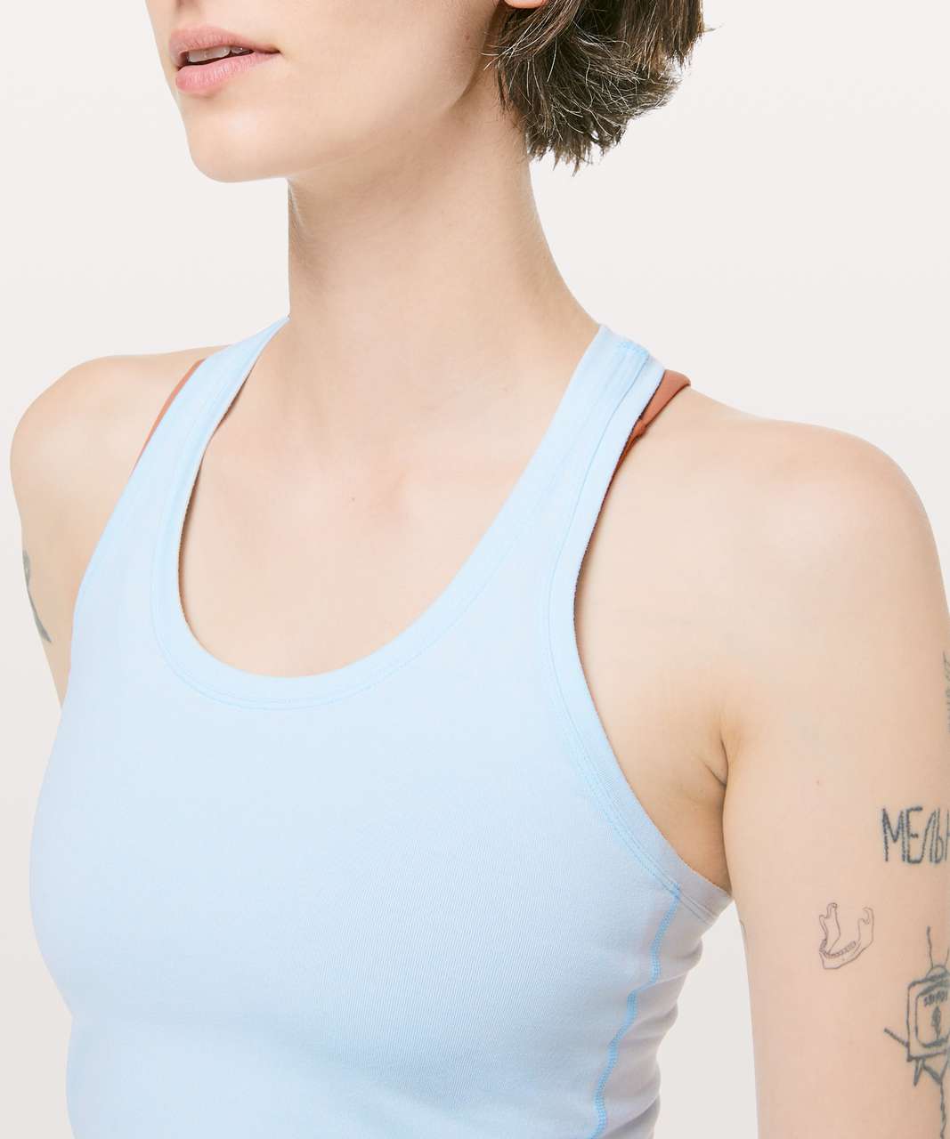 Lululemon Cool Racerback II *Nulu - Heathered Ice Milk