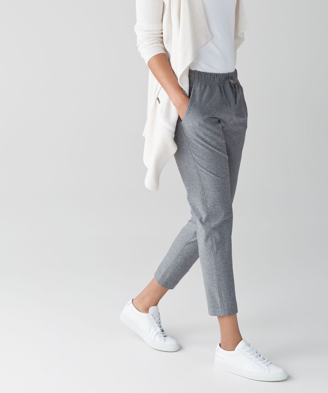 Lululemon Jet Crop (Slim) - Heathered Slate