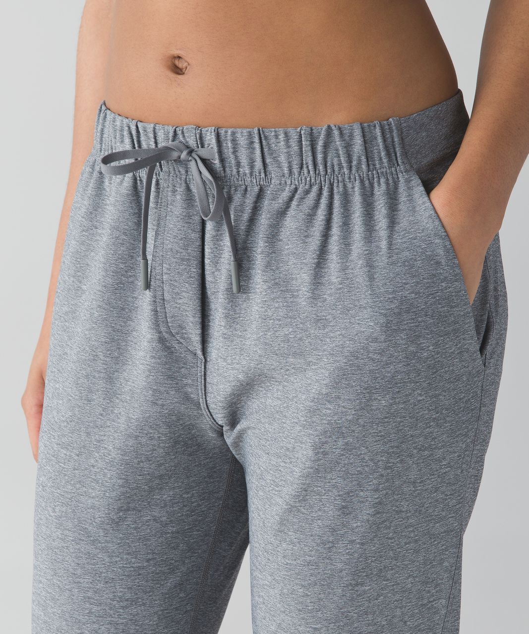 Lululemon Jet Crop (Slim) - Heathered Slate - lulu fanatics