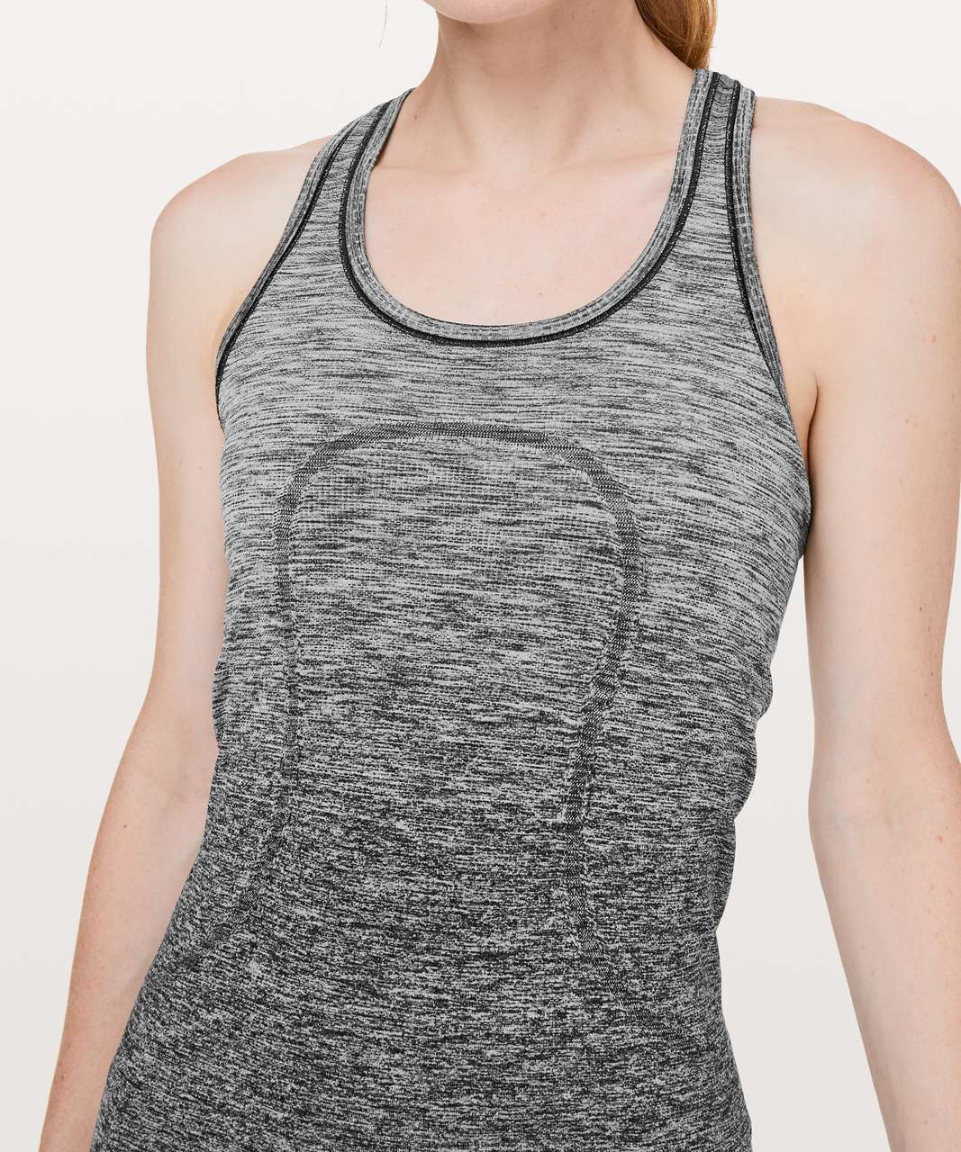 Lululemon Swiftly Tech Racerback - Black / White (Ombre)