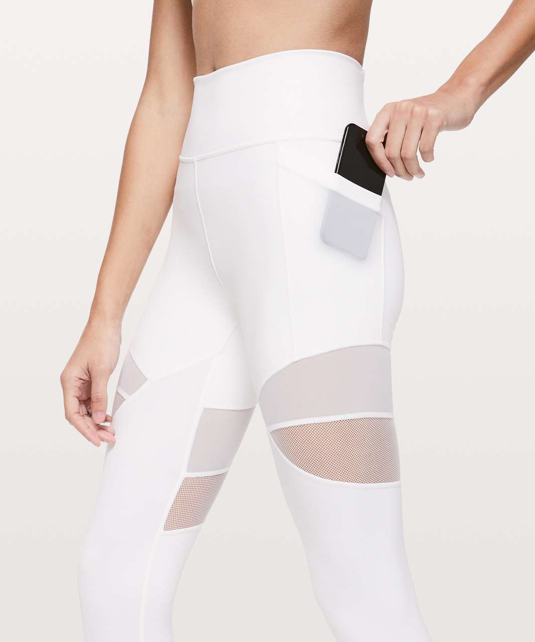 Lululemon Forget The Sweat Tight *25" - White