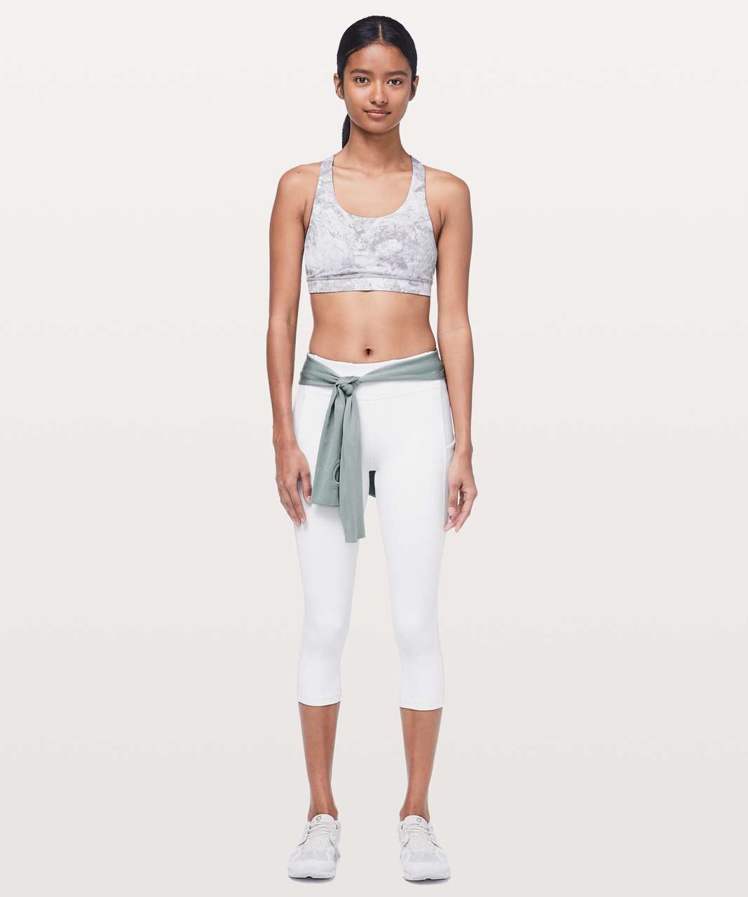 Lululemon Invigorate Bra *Long Line - White - lulu fanatics