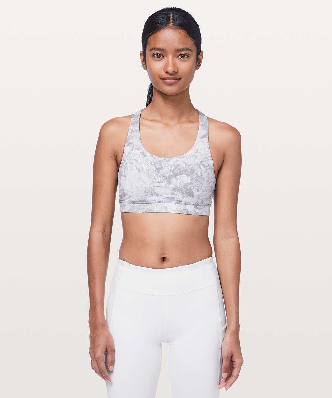 Lululemon Invigorate Bra - Washed Marble Alpine White Silverscreen /  Silverscreen - lulu fanatics