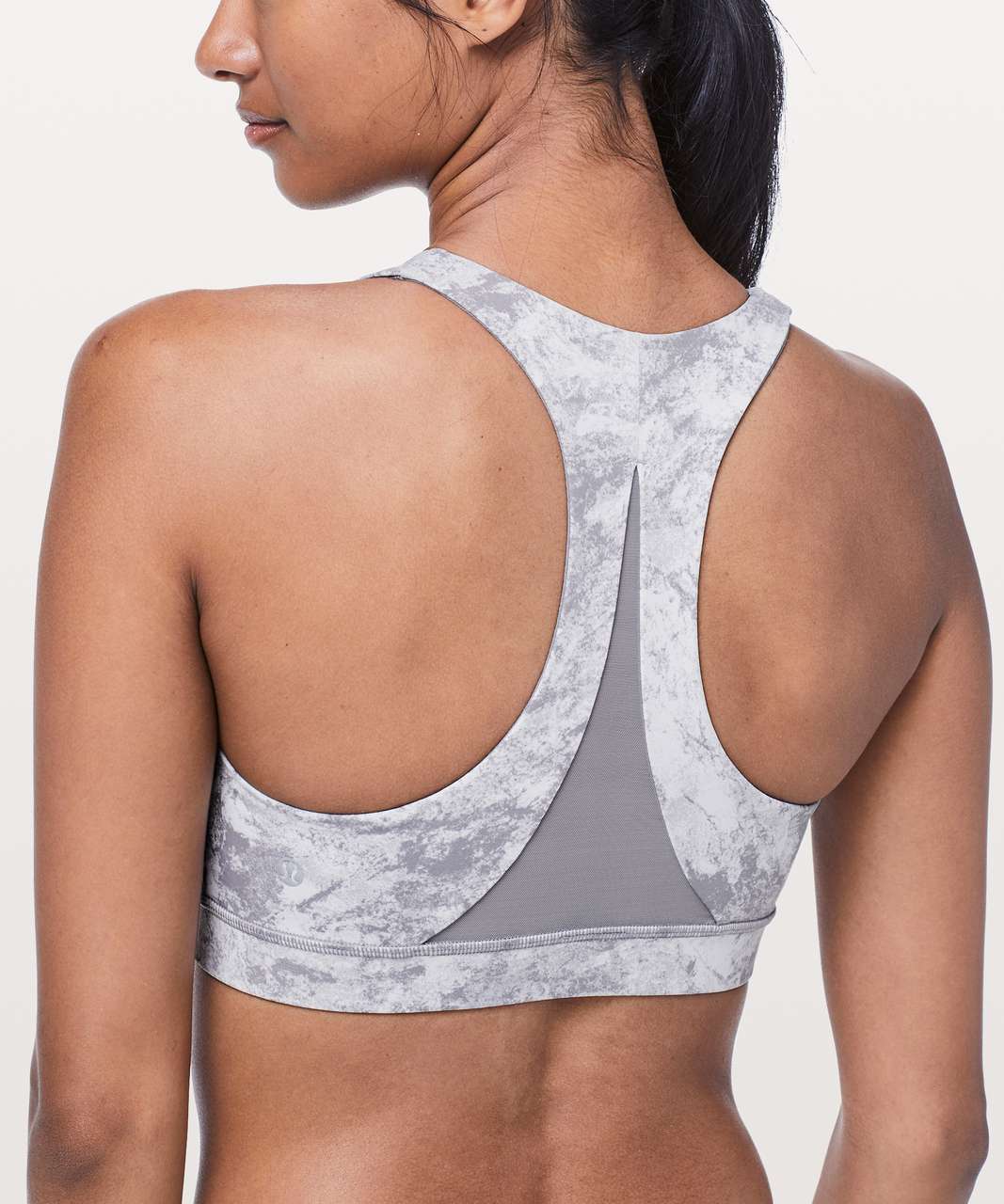 Lululemon Invigorate Bra - Washed Marble Alpine White Silverscreen / Silverscreen