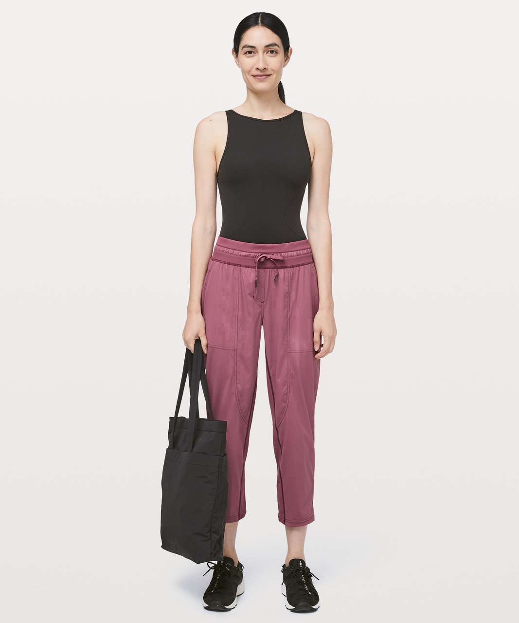 Lululemon Studio Crop *No Liner - Love Red - lulu fanatics