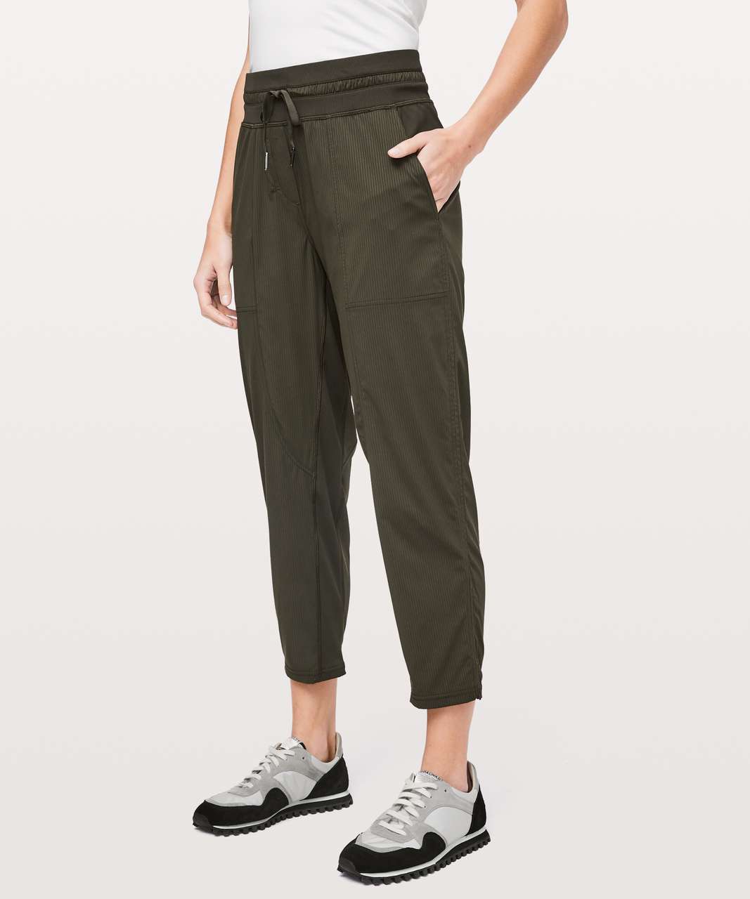 Lululemon Align Pant II 7/8 Buttersoft Nulu Yoga Dance Lounge 12 Olive Dkov, - Lululemon clothing - Dark Olive