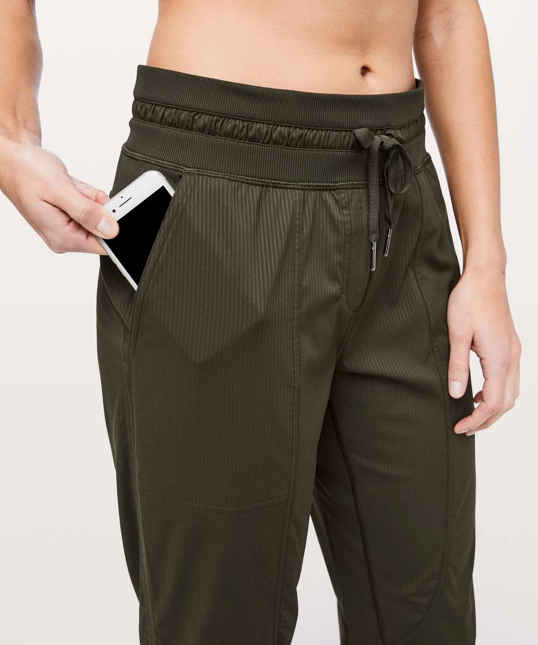 Lululemon Dance Studio Crop 25 Inseam Size 10 Olive Green Women's Pants  Cropped