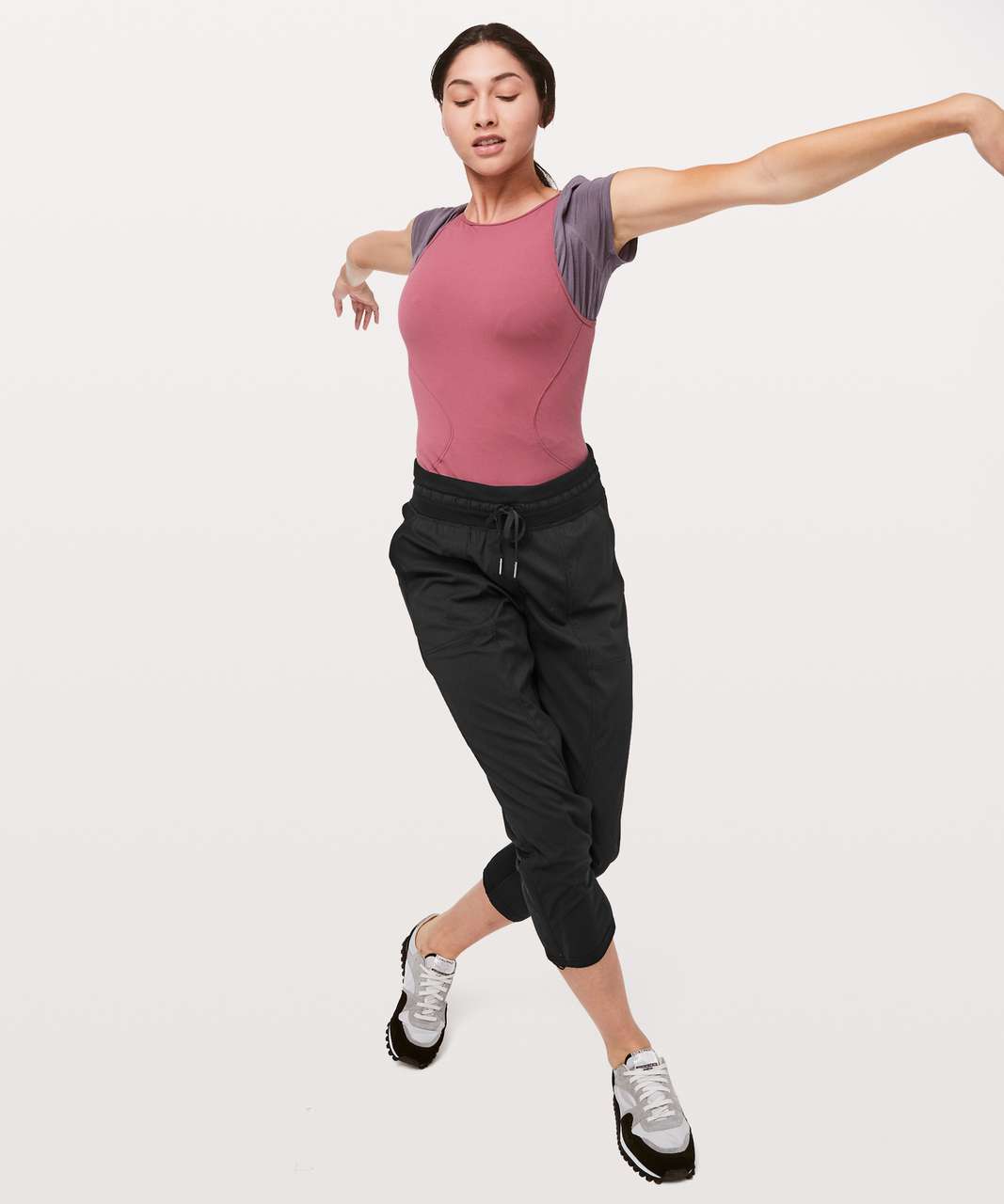 Lululemon Dance Studio Crop *25 - Black - lulu fanatics