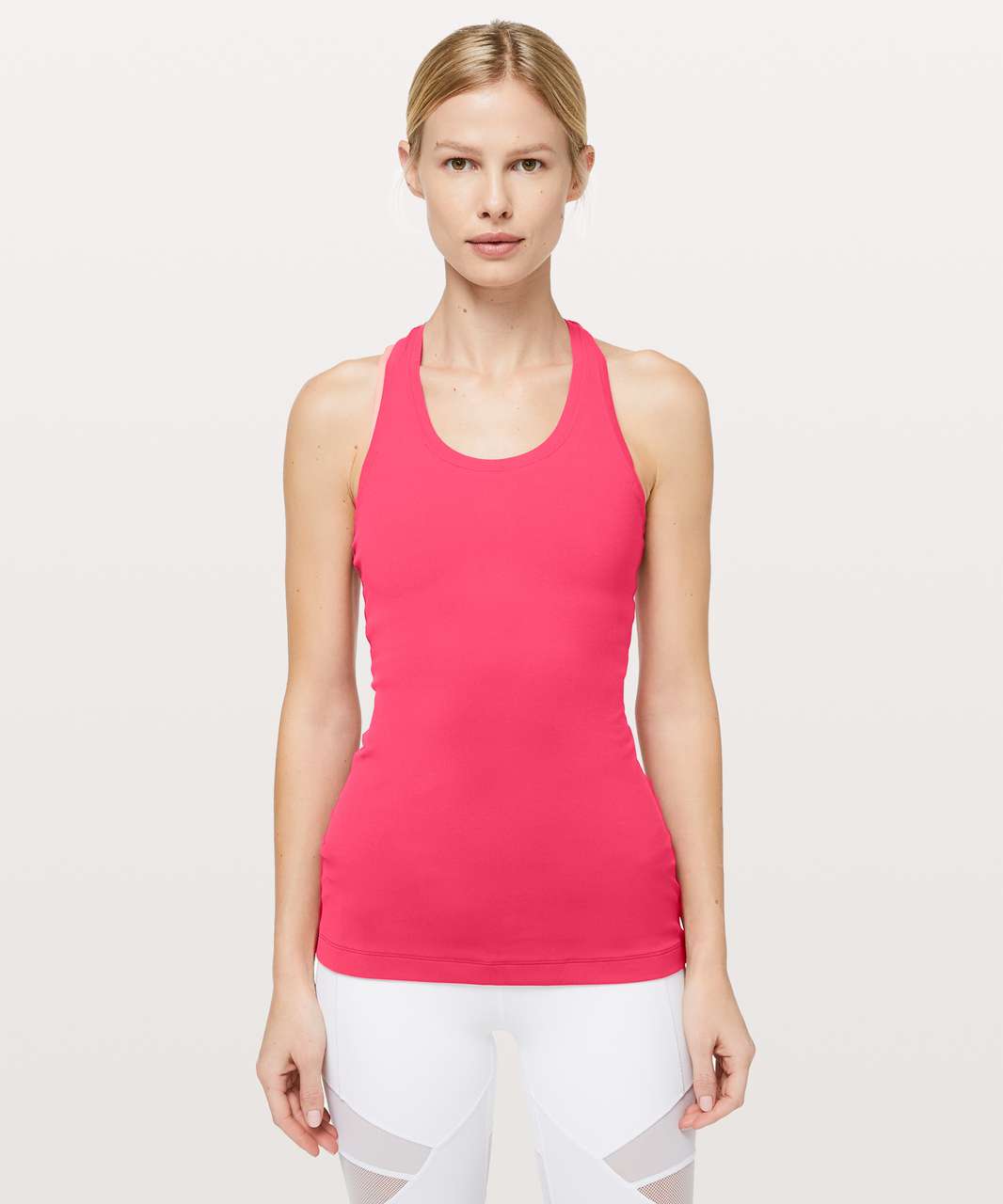 Cross-Back Nulu Yoga Tank Top, Vintage Rose