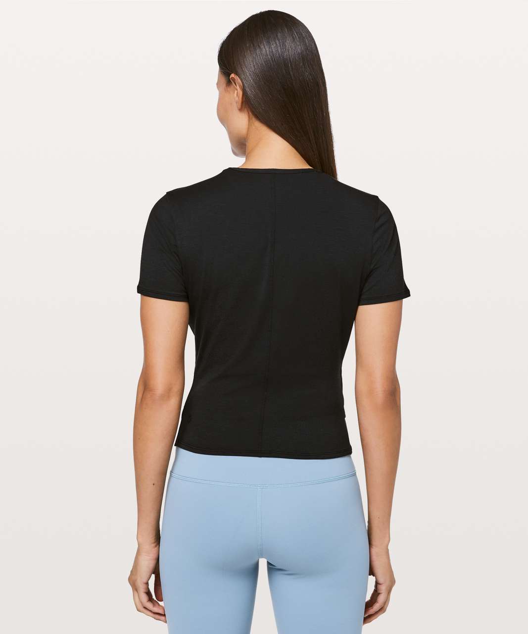 Lululemon Round Trip Short Sleeve - Black - lulu fanatics