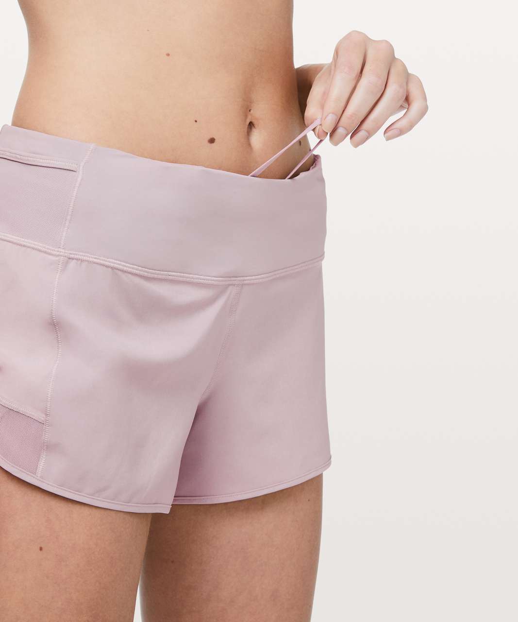 Lululemon Mesh Over Miles Short *3" - Powdered Mauve